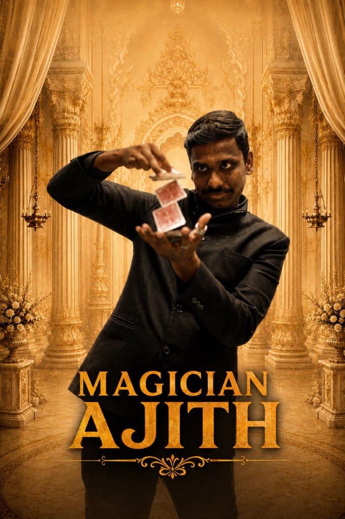 Magician Ajith performing at RAJAONAM 2026