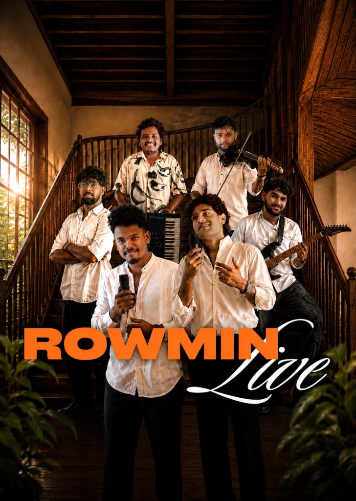 ROWMIN Live band performing at RAJAONAM 2026