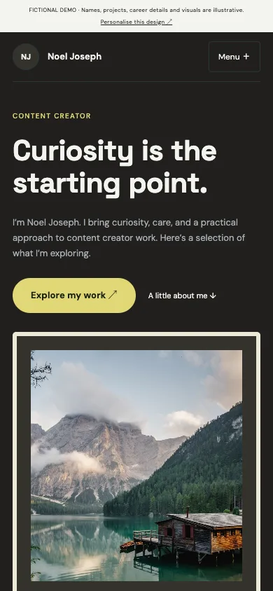 Creator Space mobile demo