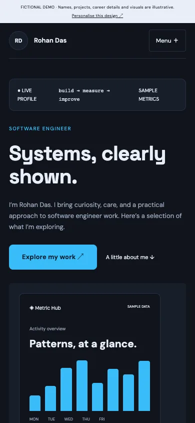 Dev Dashboard mobile demo
