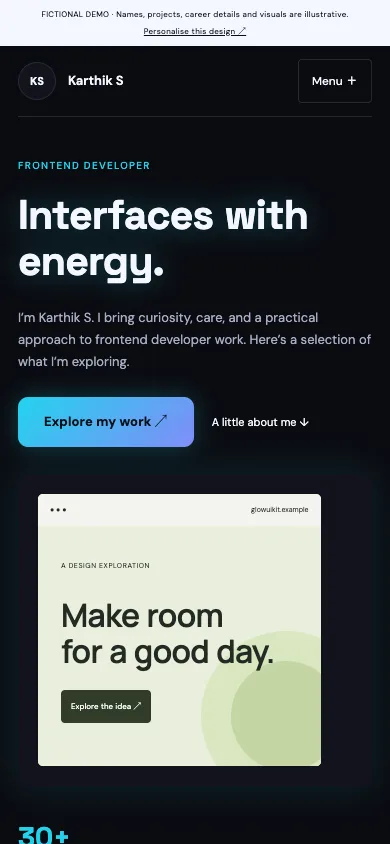 Neon Dev mobile demo