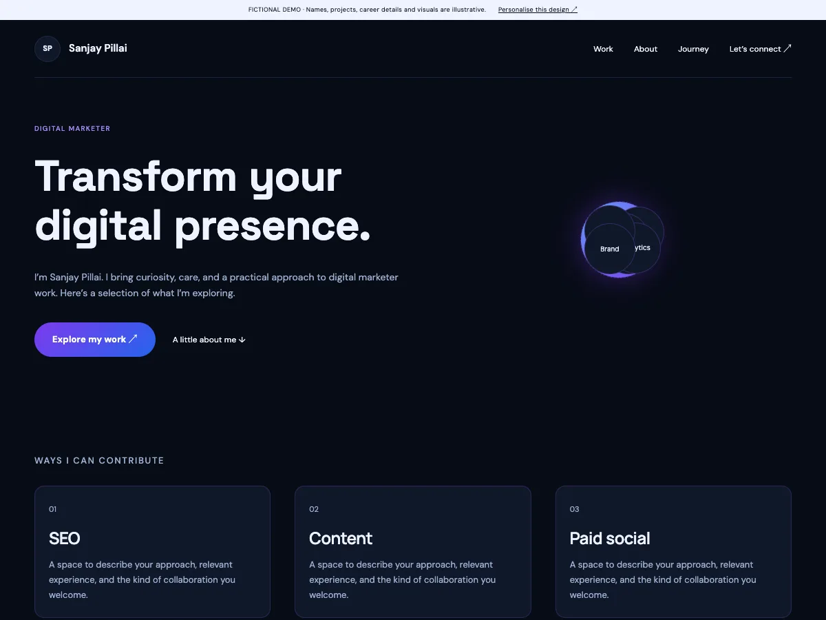 Orbit Studio desktop demo